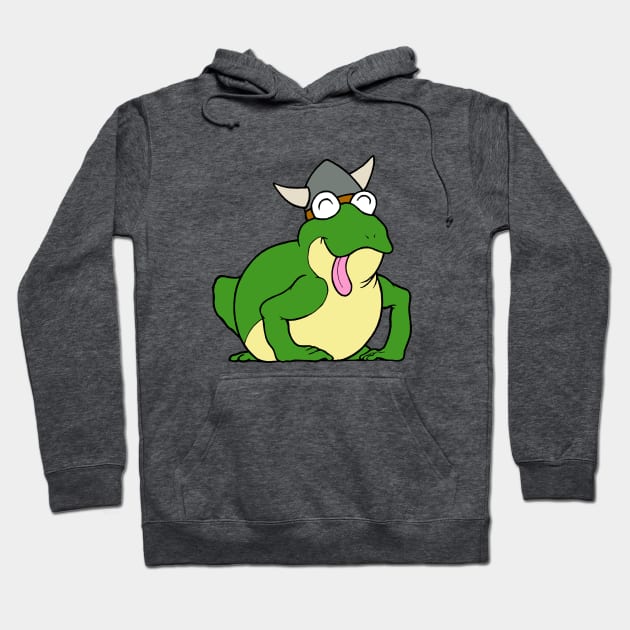 Viking Frog Hoodie by WatershipBound